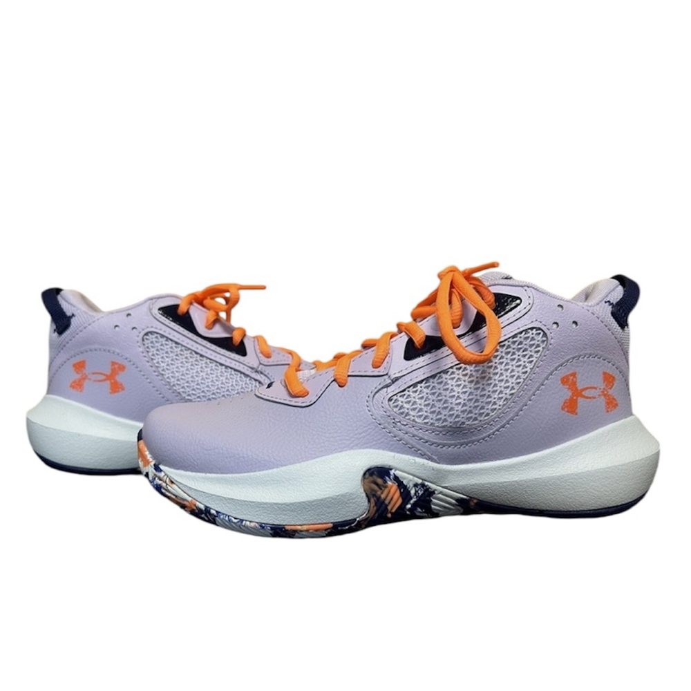 Under Armour Unisex Youth Lockdown 6 Basketball Shoes 3025616 Purple Size 2.5Y